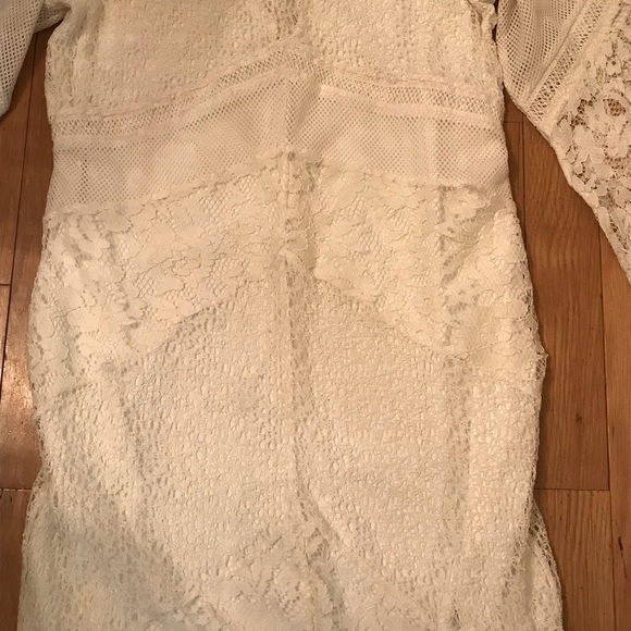H&M White Lace High Low Dress - Picture 5 of 8